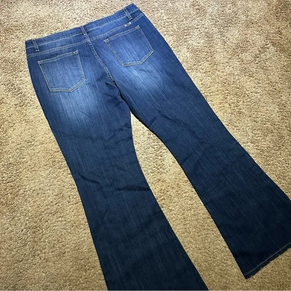 New Kancan CELESTINE MID RISE FLARE JEANS 3XL